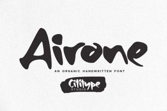 Airone: A Handwritten Font for Elegant Design
