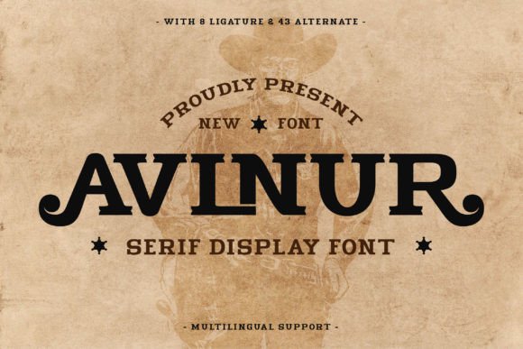 Avlnur: A Display Font for Elegant Design