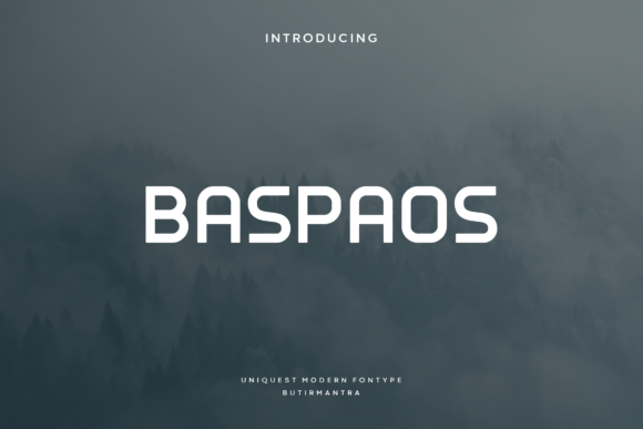 Baspaos: A Font for Polished Branding