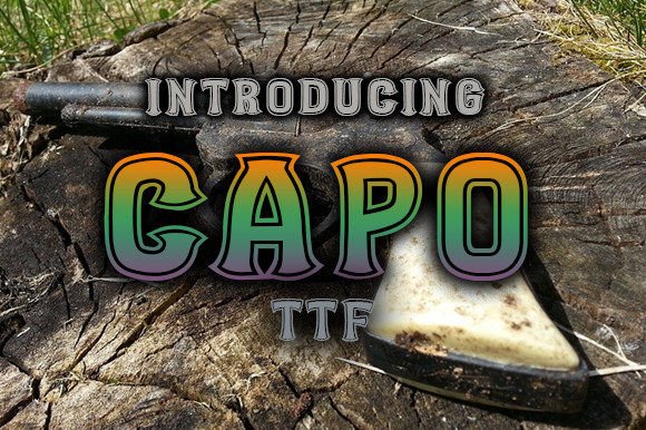 Capo: A Bold Font for Creative Design