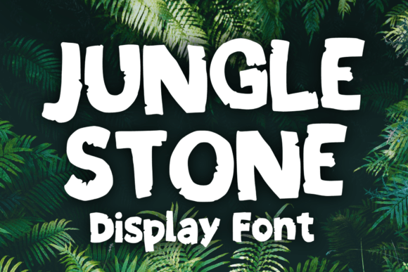 Jungle Stone Font for Creative Design