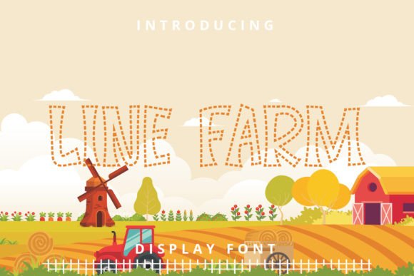 Line Farm Font for Creative Brands