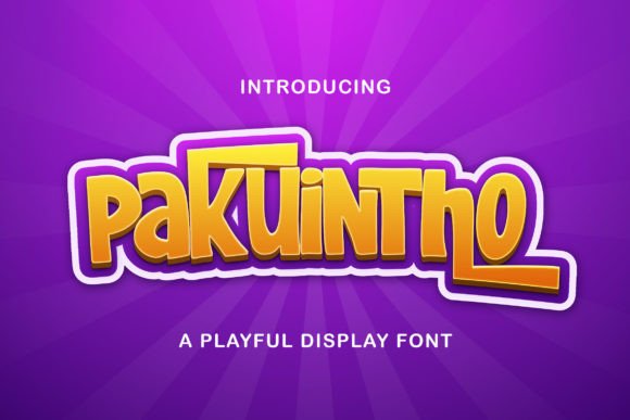 Pakuintho Font for Creative Web Projects