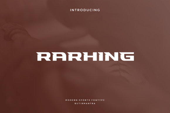 Rarhing: A Modern Display Font