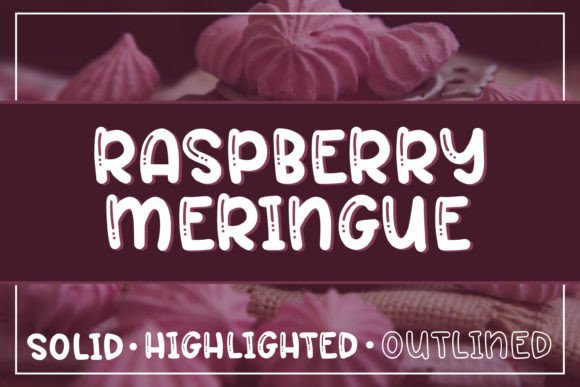 Raspberry Meringue Font for Business Branding