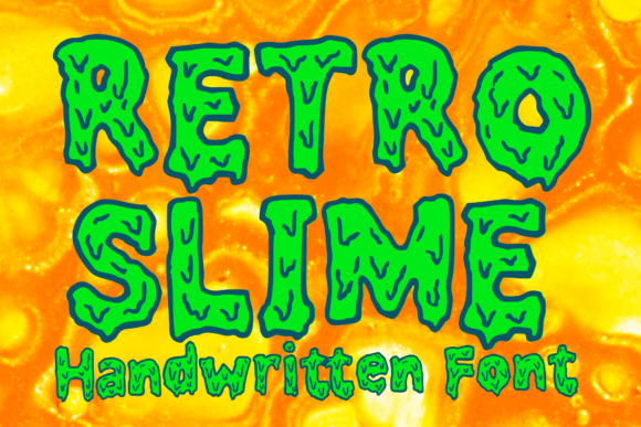 Retro Slime Font for Creative Projects