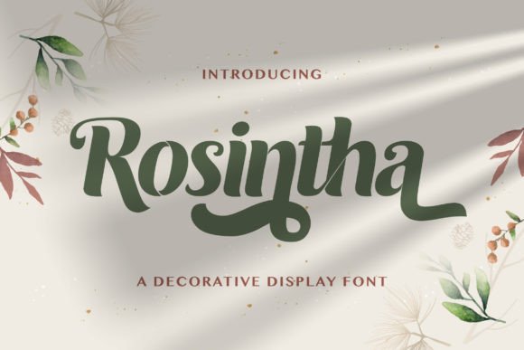Roshinta Font: Playful Elegance for Editorial Design
