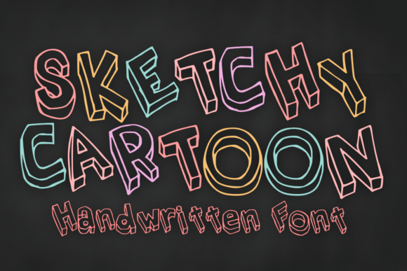 Sketchy Cartoon Font