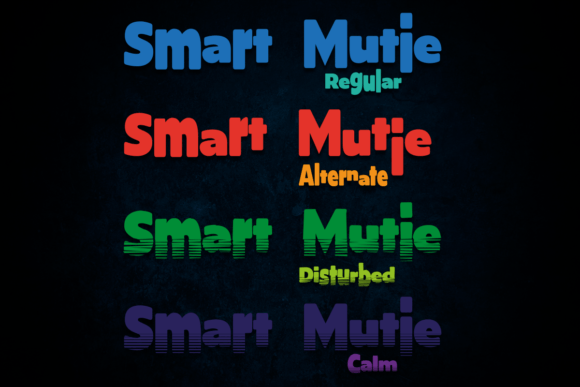 Smart Mutie: A Playful Display Font