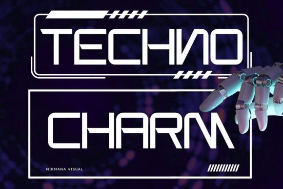 Techno Charm Font for Business