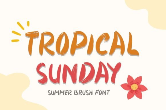 Tropical Sunday Font for Bold Visuals