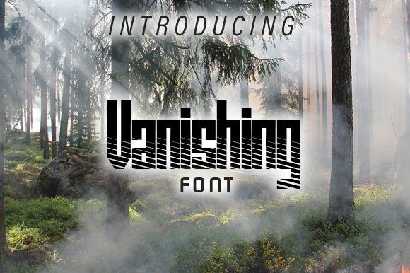 Vanishing Font for Web Design