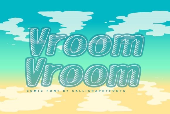 Vroom Vroom Font for Bold Design