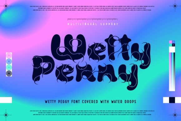 Wetty Penny Font for Creative Projects