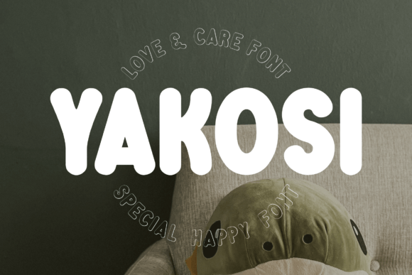 Yakosi: A Cheerful Display Font
